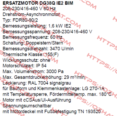 DG38Q IE2 BIM (FDR80-90/2)  Dietz-Motoren