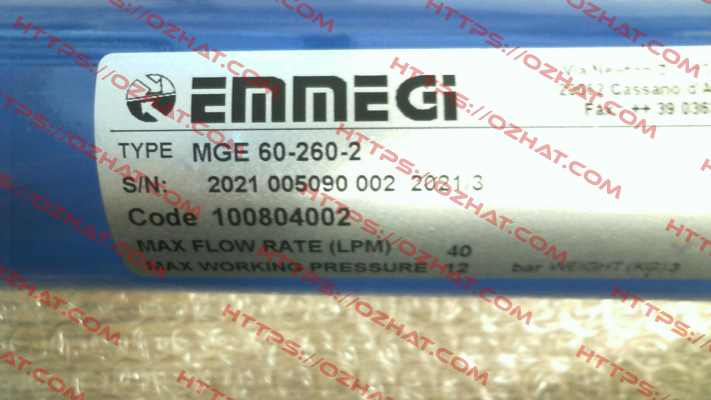 MGE 60-260-2 Emmegi