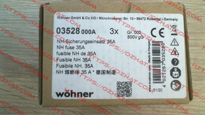 03528 (pack x3) Wöhner