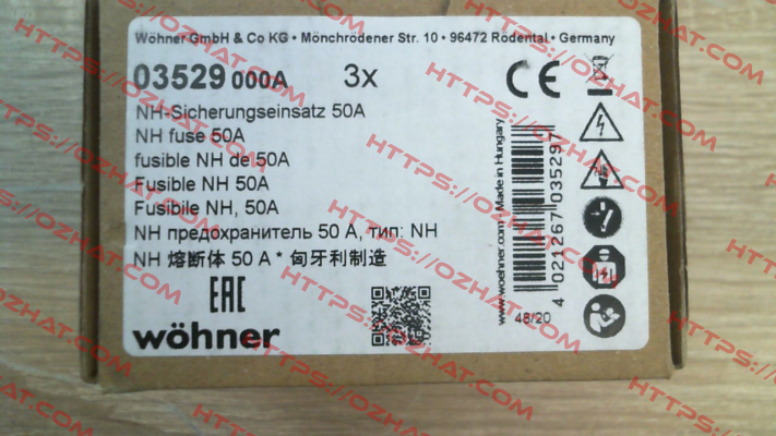 03529 (pack x3) Wöhner
