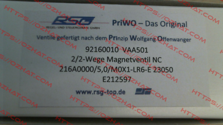 VAA 501 OFFENWANGER
