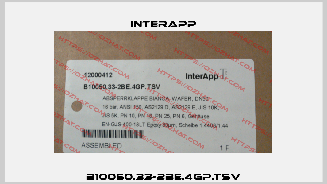 B10050.33-2BE.4GP.TSV InterApp