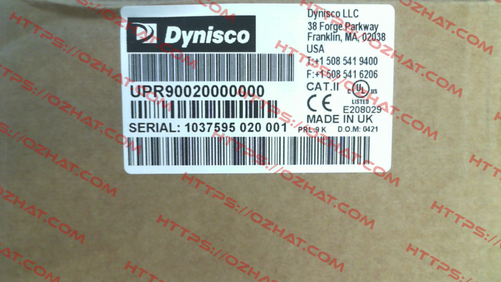 UPR900-20000000 Dynisco