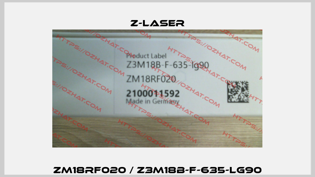 ZM18RF020 / Z3M18B-F-635-LG90 Z-LASER