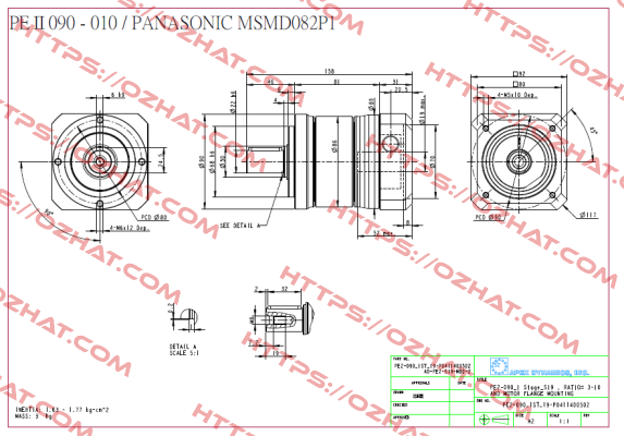 90090PEII090-010 Apex Dynamics