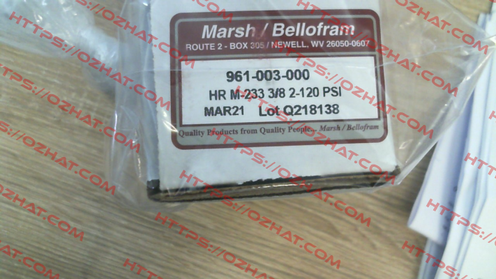 961-003-000 Bellofram