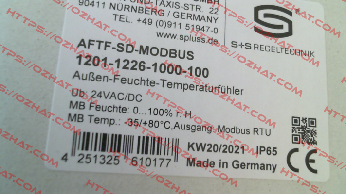 1201-1226-1000-100 S+S REGELTECHNIK