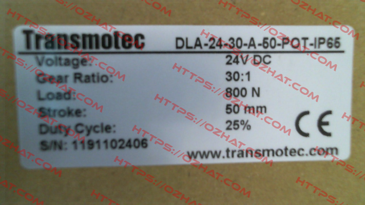 DLA-24-30-A-50-POT-IP65 Transmotec