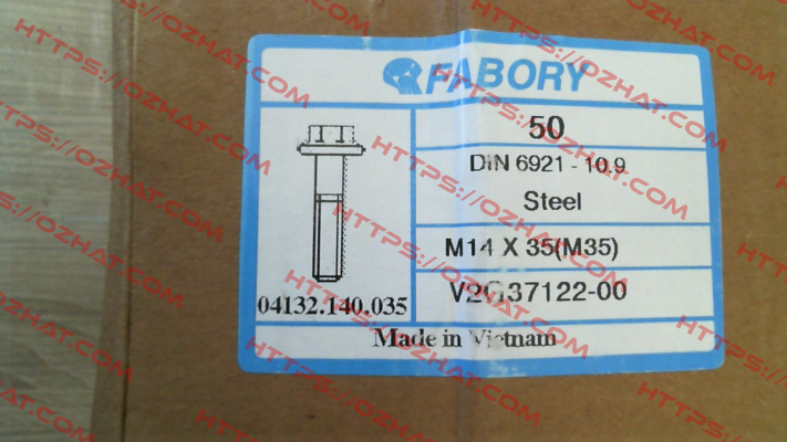 04132.140.035 (package of 50 pcs) Fabory