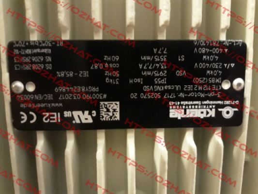 1717 502570 20; KTE112M2IE2 (OEM) Küenle