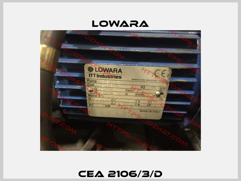 CEA 2106/3/D Lowara