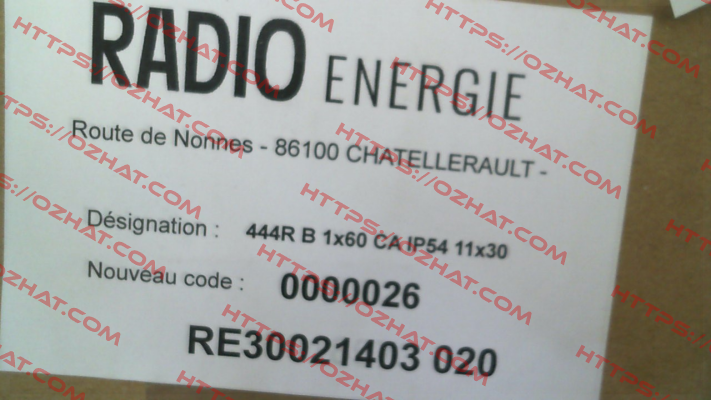 PRE0042 // REO444R1B0,06CA Radio Energie