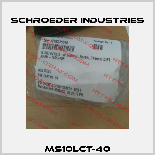 MS10LCT-40 Schroeder Industries