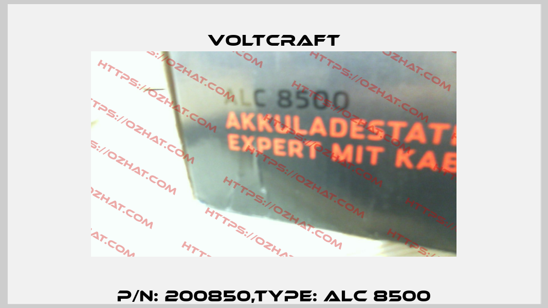 P/N: 200850,Type: ALC 8500 Voltcraft