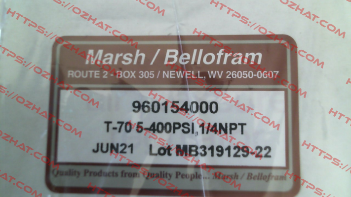 960-154-000 Bellofram