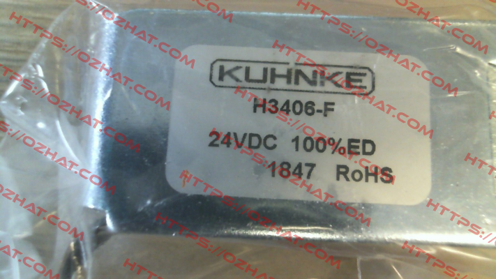 H 3406-F-24VDC 100% ED Kuhnke