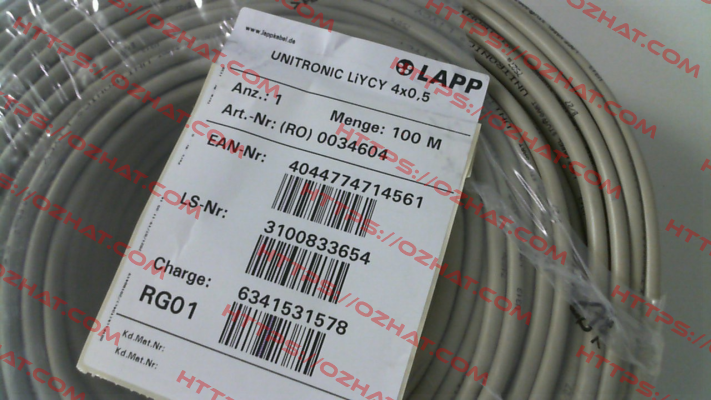 0034604 Lapp Kabel