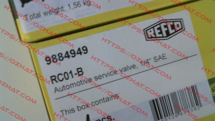 9884949 / RC01-B / 40-229-0500 Refco