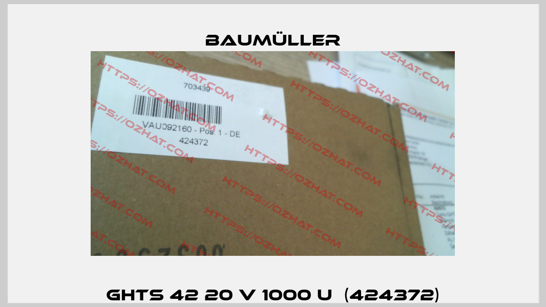 GHTS 42 20 V 1000 U  (424372) Baumüller