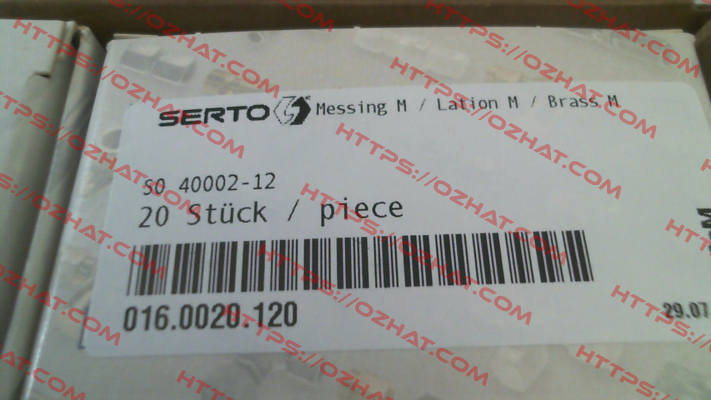 016.0020.120 / SO 40002-12 Serto