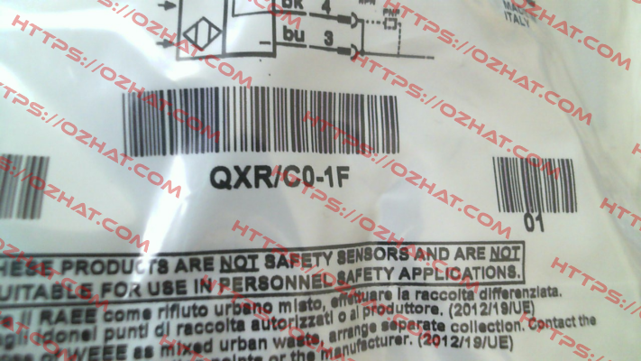 QXR/C0-1F Micro Detectors / Diell (now Datasensing)
