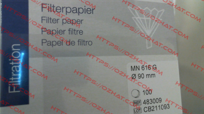 MN 616 G  Ø 90 мм (1x 100 pcs) Macherey Nagel