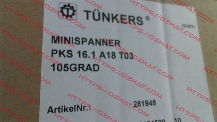 PKS 16.1 A18 T03 Tünkers