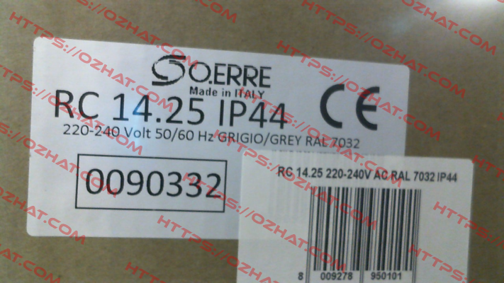 p/n: 0090332, Type: RC14.25 OERRE