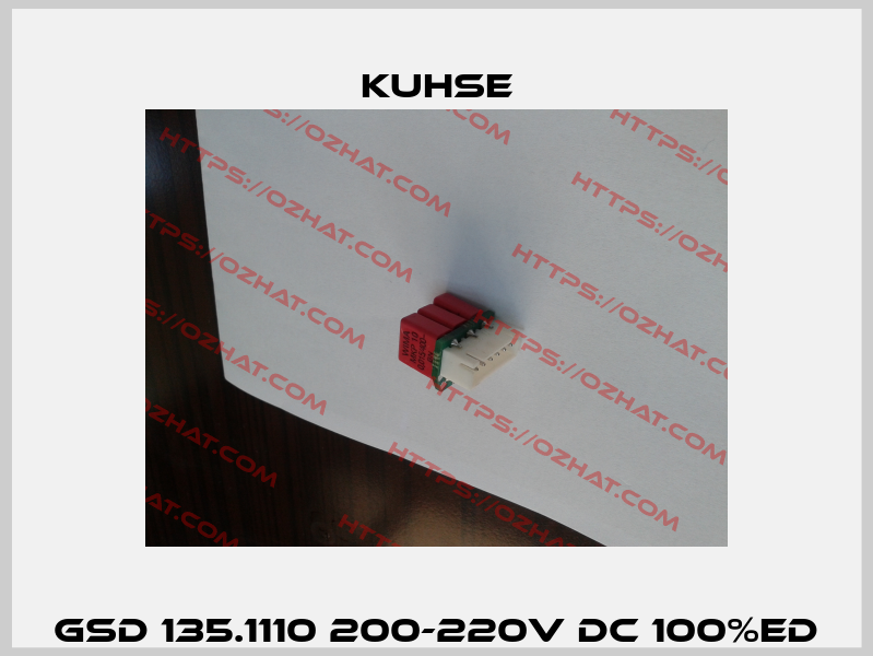 GSd 135.1110 200-220V DC 100%ED Kuhse