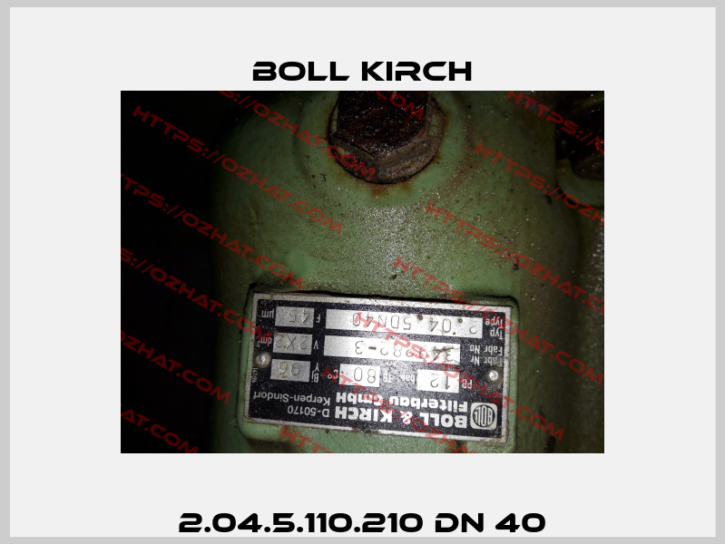 2.04.5.110.210 DN 40 Boll Kirch