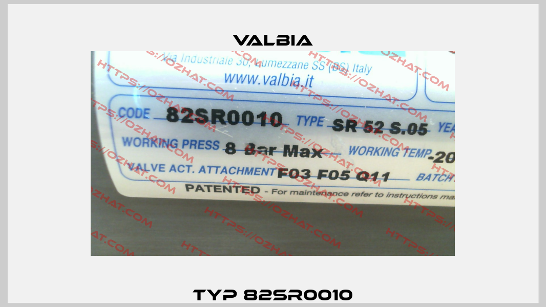 Typ 82SR0010 Valbia