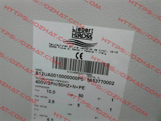 Board:   27529702   BOARD MICROFACE E.24V BEI   Liebert Hiross