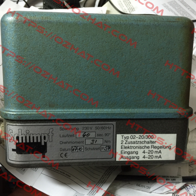 02-20/300  obsolete/ replaced by 02-25/3000  Schimpf