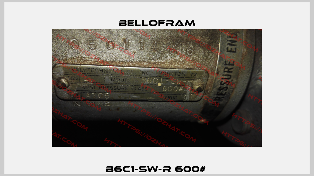 B6C1-SW-R 600#  Bellofram
