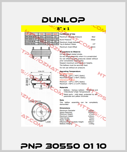 PNP 30550 01 10 Dunlop