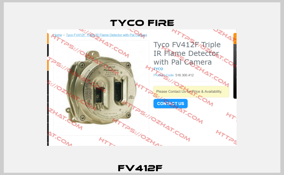 FV412F  Tyco Fire
