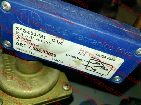 SFS 050 M1 G 1/4" IP 40 Mut Meccanica Tovo SpA