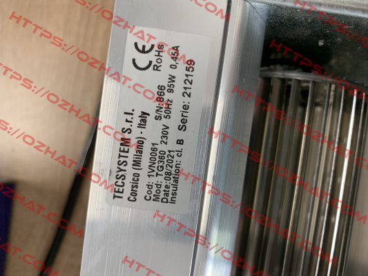 1VN0061 / TG360 230V 50HZ + CABLE L=400MM Tecsystem