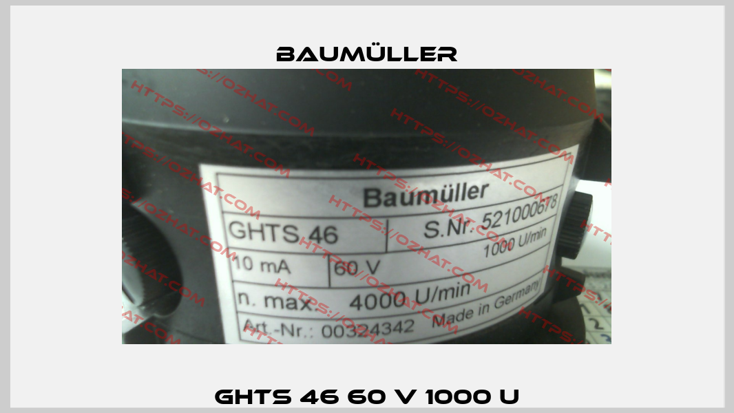 GHTS 46 60 V 1000 U Baumüller