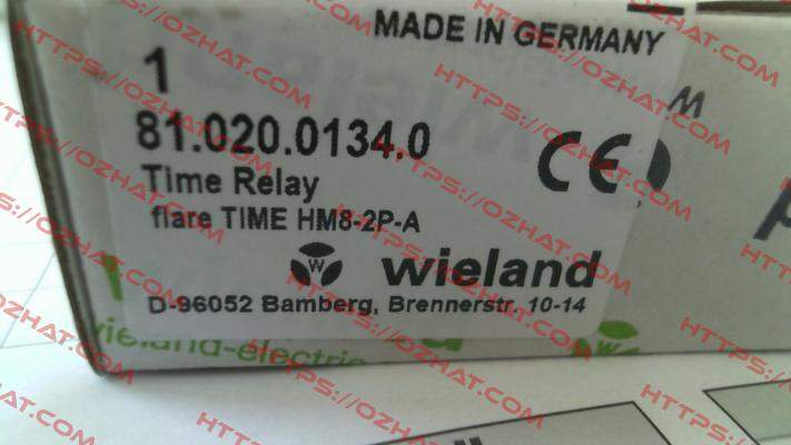 81.020.0134.0 / FLARE TIME HM8-2P-A Wieland Electric