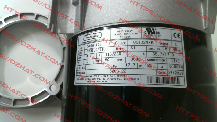 PW2SA5GVZ2V012 / S16W105 Mecc Alte