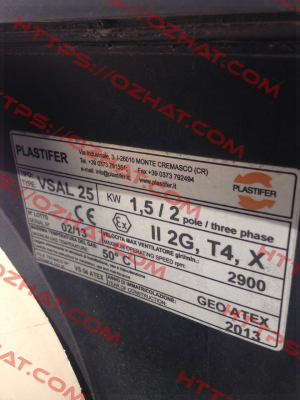 VSAL25 Plastifer