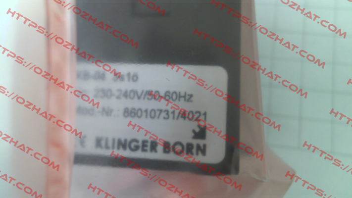 8601.0731 Klinger Born