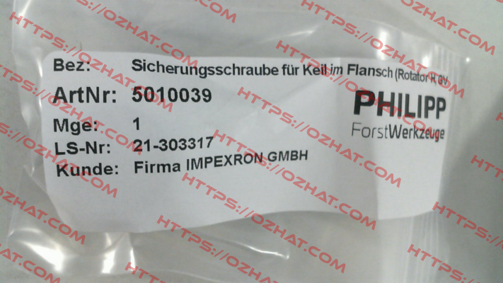 5010039 Indexator