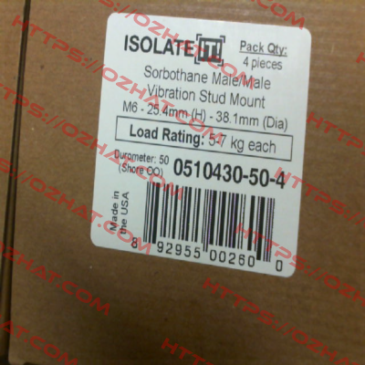 0510430-50-4 Sorbothane