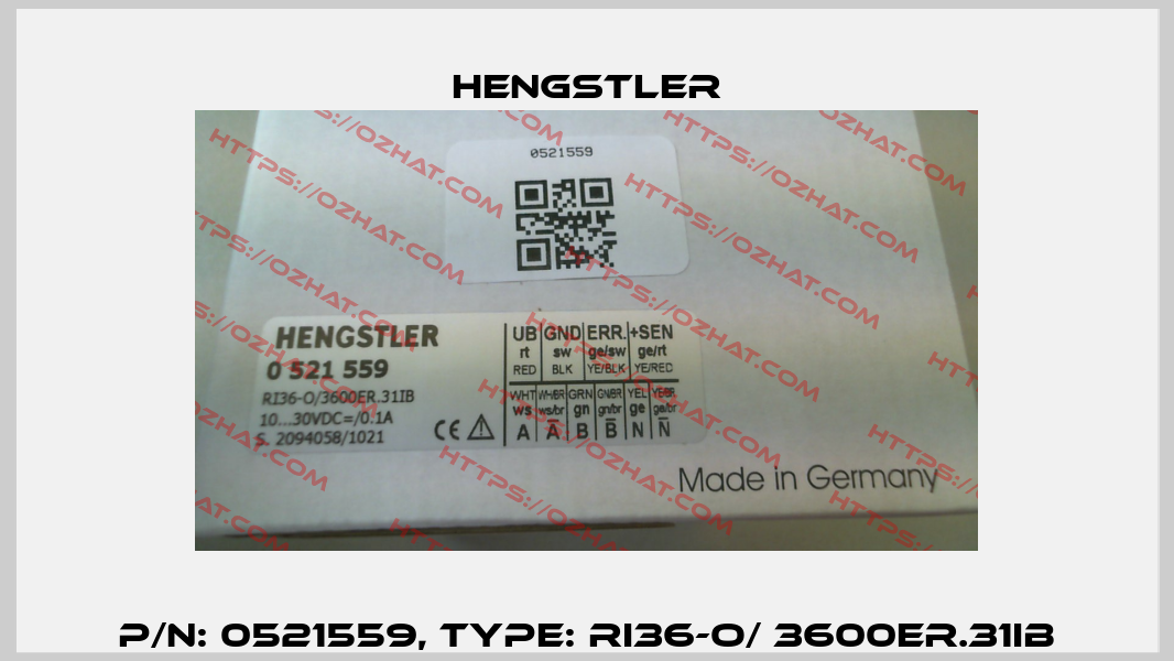 p/n: 0521559, Type: RI36-O/ 3600ER.31IB Hengstler