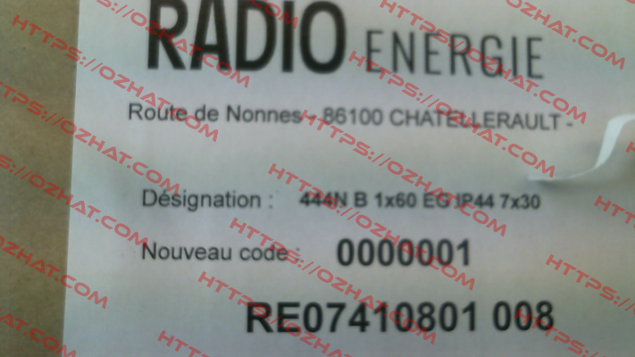 REO444N1B0,06EG (7mm) Radio Energie