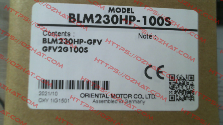 BLM230HP-100S (BLM230HP-GFV +GFV2G100S) Oriental Motor