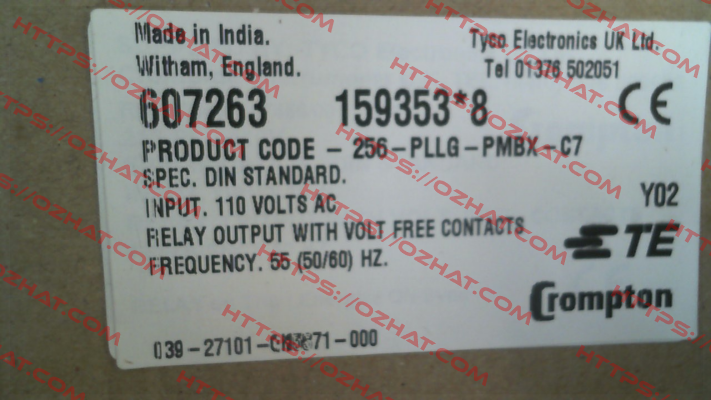 256-PLLG CROMPTON INSTRUMENTS (TE Connectivity)