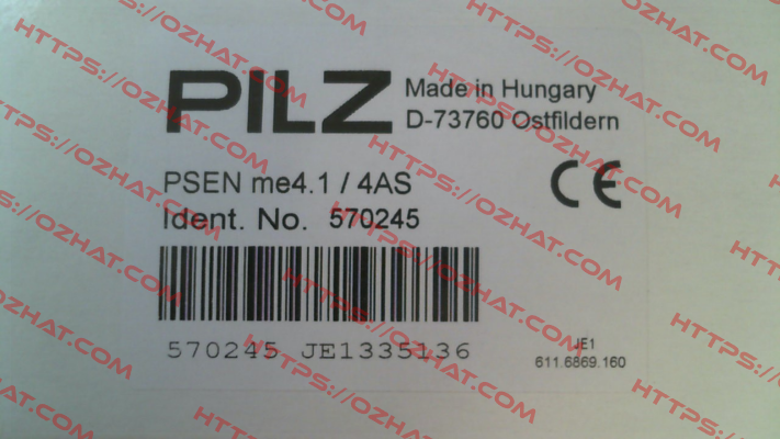p/n: 570245, Type: PSEN me4.1 / 4AS Pilz